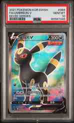 PSA 10] Pokemon Card “Umbreon V” s6a 084/069 SR Korean Ver
