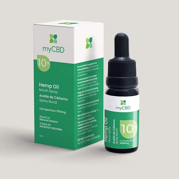 Aceite CBD 10% Full Spectrum de myCBD – 10ml