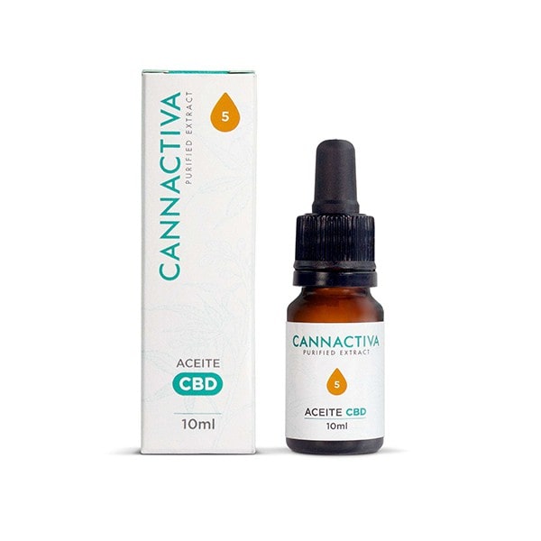 CBD Olio Purifikatua %5 Full Spectrum – Cannactiva – 10ml