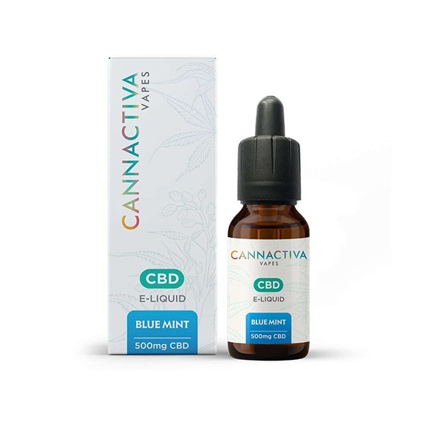 E-líquido 500mg Blue Mint (5% CBD Full Spectrum) de Cannactiva