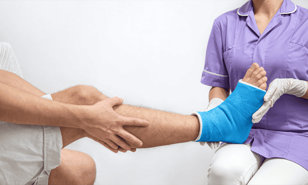 Emergency orthopedic care at Kalyan Hospital for fractured arms and injuries.