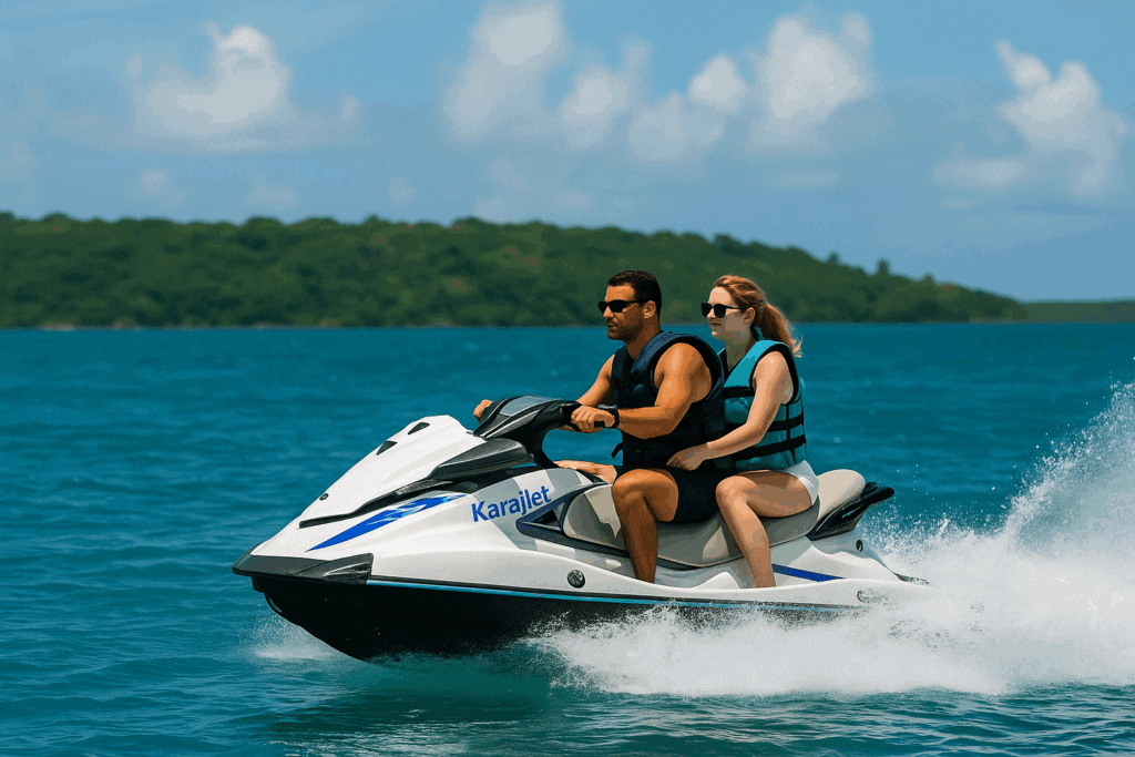 Randonnée en jet-ski dans les îlets de Guadeloupe avec KaraiJet