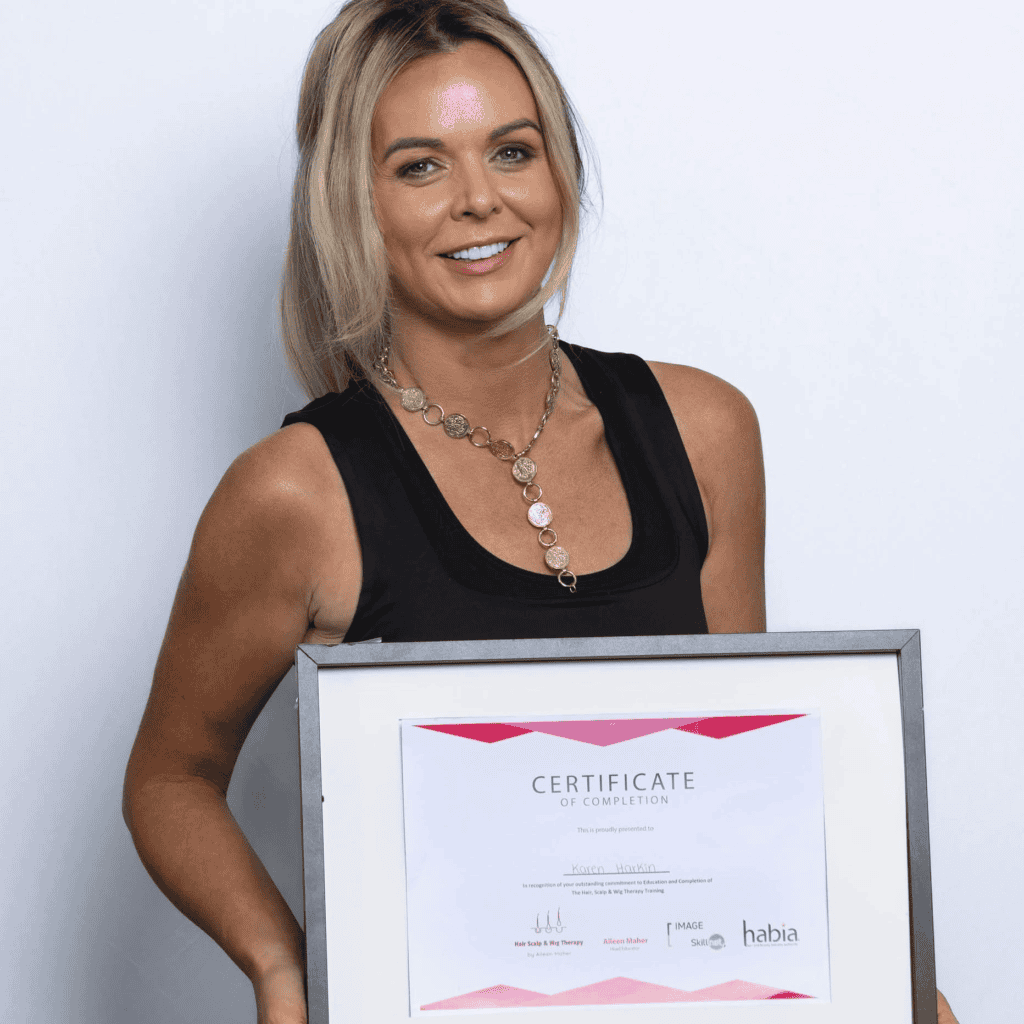 Karen Harkin Hair Enhancers Certificate Karen Harkin Qualified Tricologist