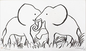 Litografi af Scherfig