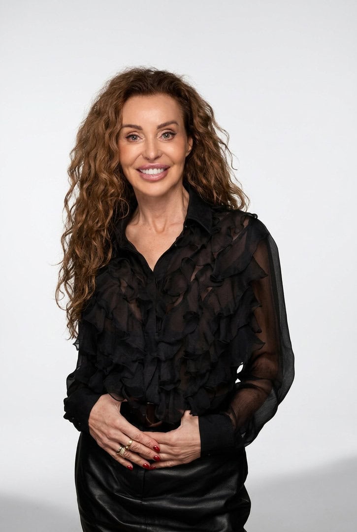 Czarna koszula jedwabna COLLETTE-2