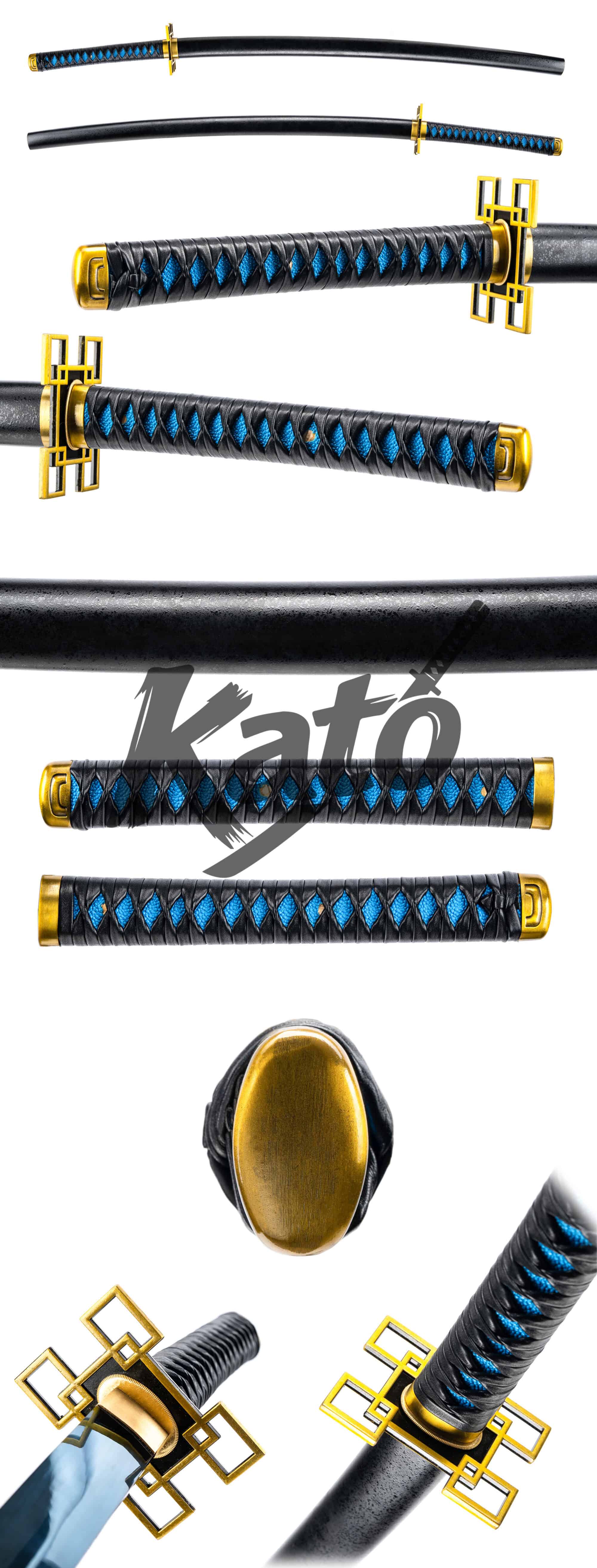 13 Demon Slayer Muichiro Tokito Katana — 9260 Spring Steel, Hand Forged (40.2")