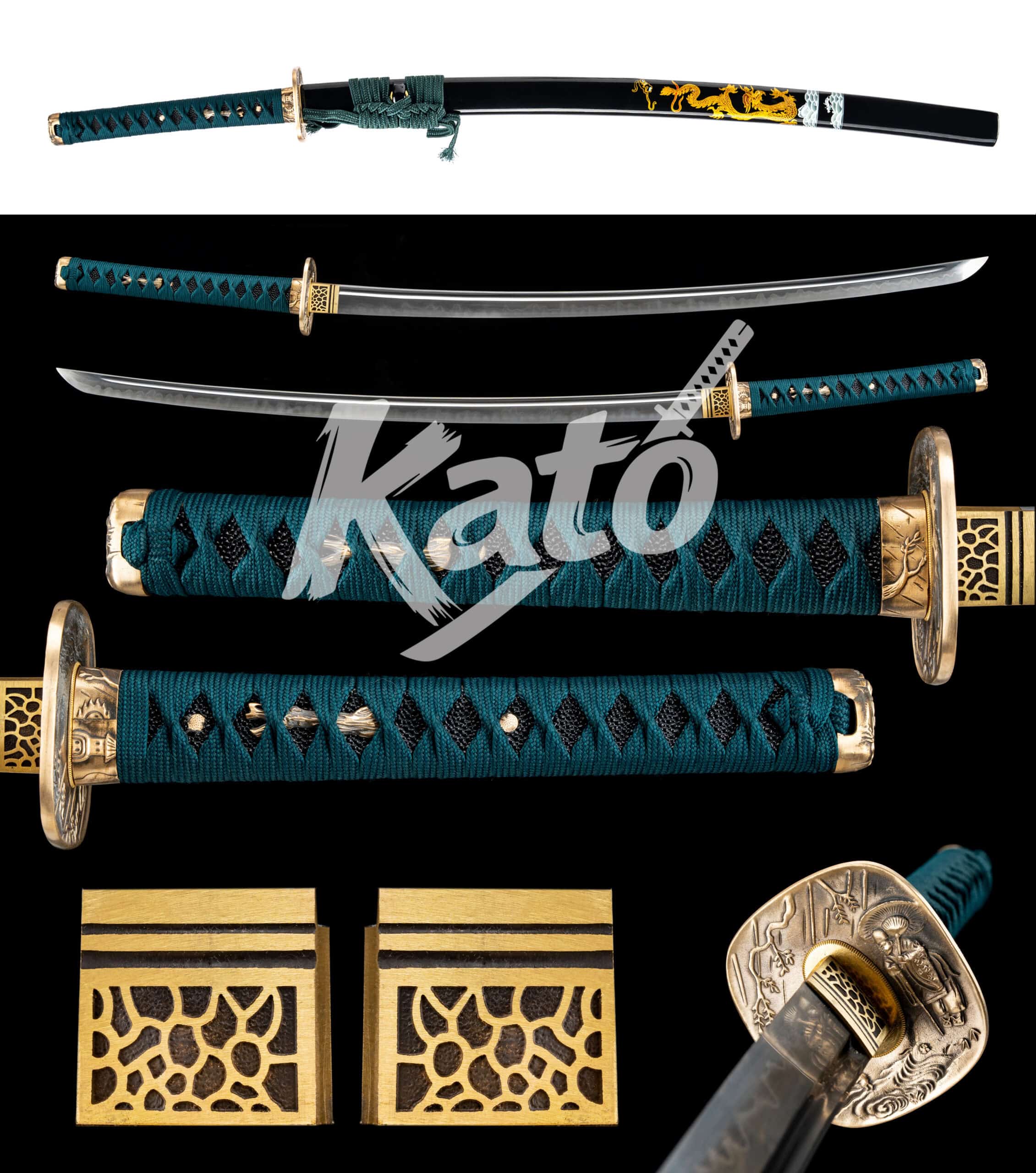 T10 Clay Tempered Performance Katana – Pure Copper Koshirae – Artisian’s Choice T10 Clay Tempered Performance Katana – Pure Copper Koshirae – Artisian’s Choice