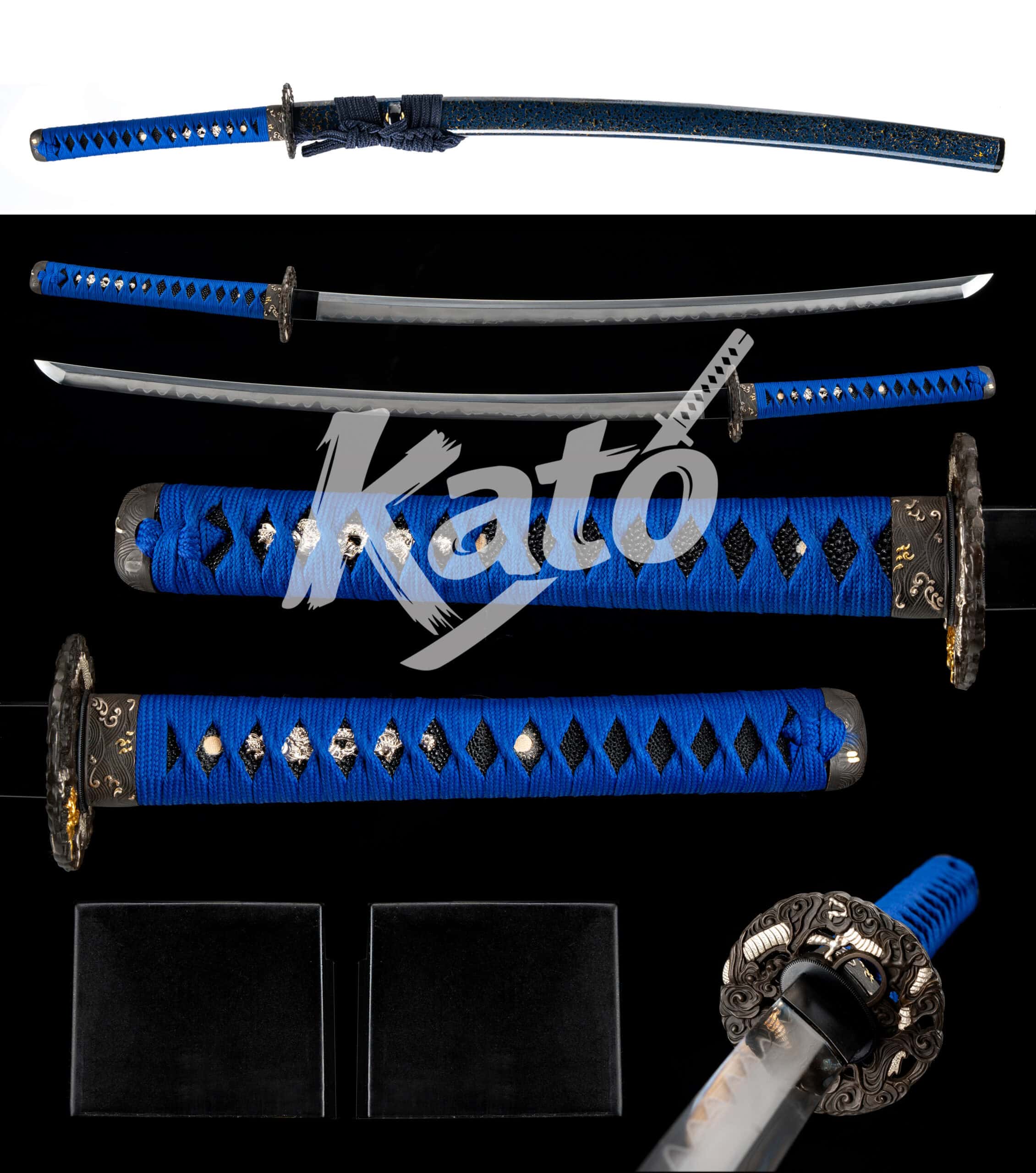 Sanmai Core Katana – 18-Step Polish – Copper Gilt Luxury – Tencel Series Sanmai Core Katana – 18-Step Polish – Copper Gilt Luxury – Tencel Series