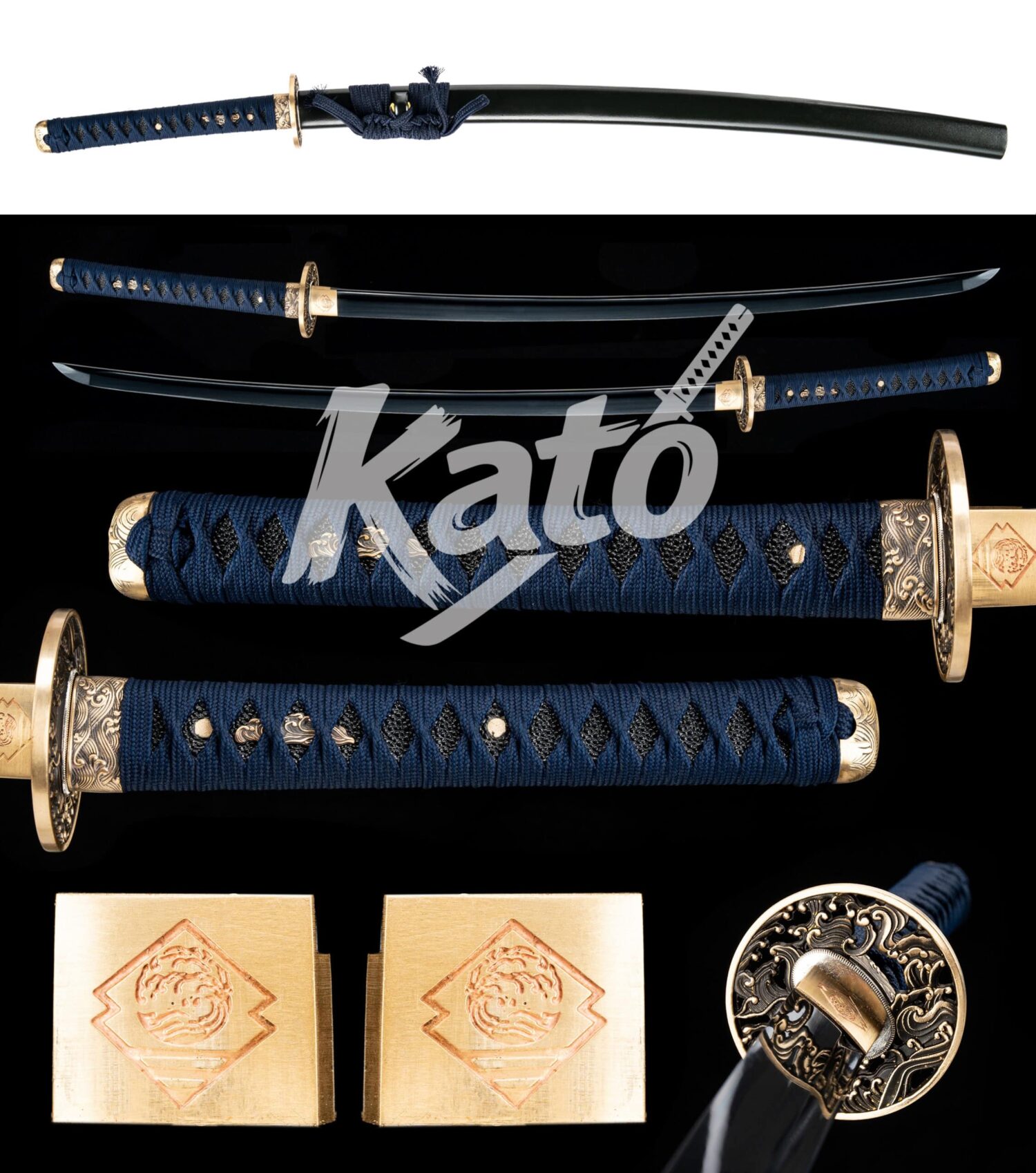 9260 Tactical Resilience Katana – High-Temp Blackened Blade – Tencel Grip 9260 Tactical Resilience Katana – High-Temp Blackened Blade – Tencel Grip