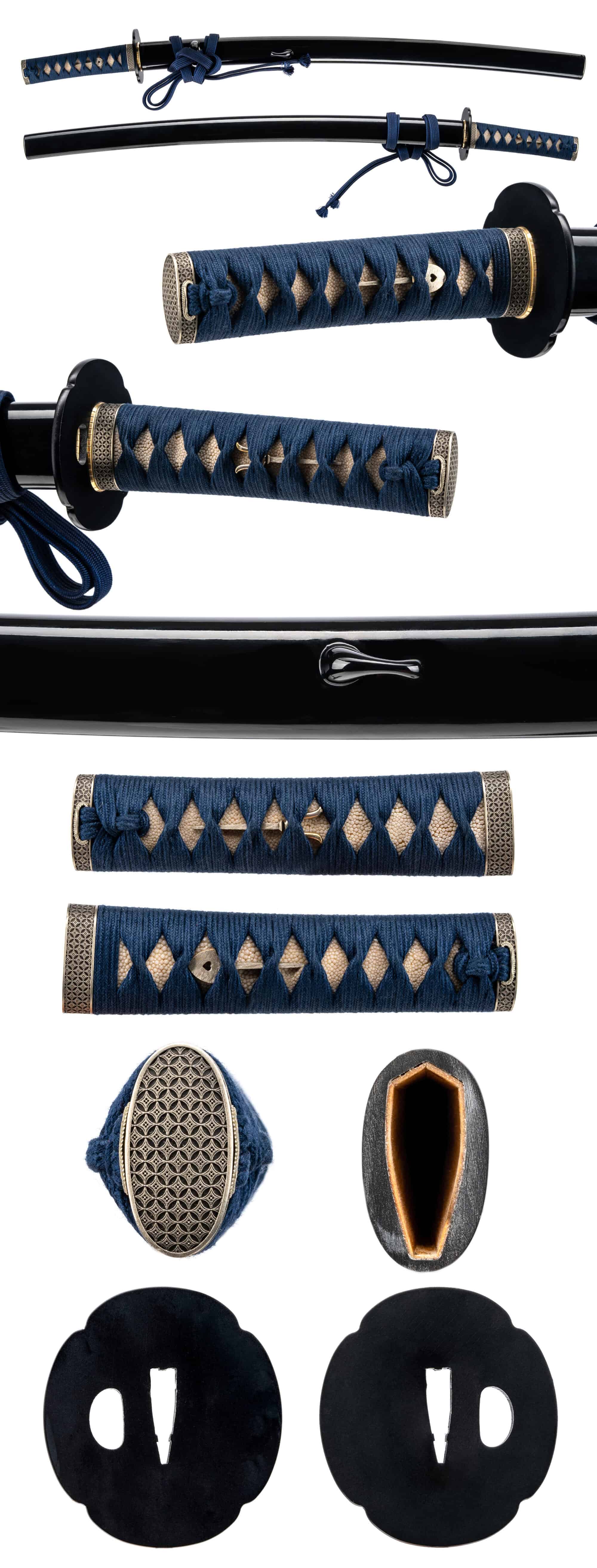 微信图片_2025-12-30_162058_508 Hand-Forged 1095 Steel Katana – Japanese Cottonwood Saya, Three-Color Polishing, Full Tang, White Lacquered Saya