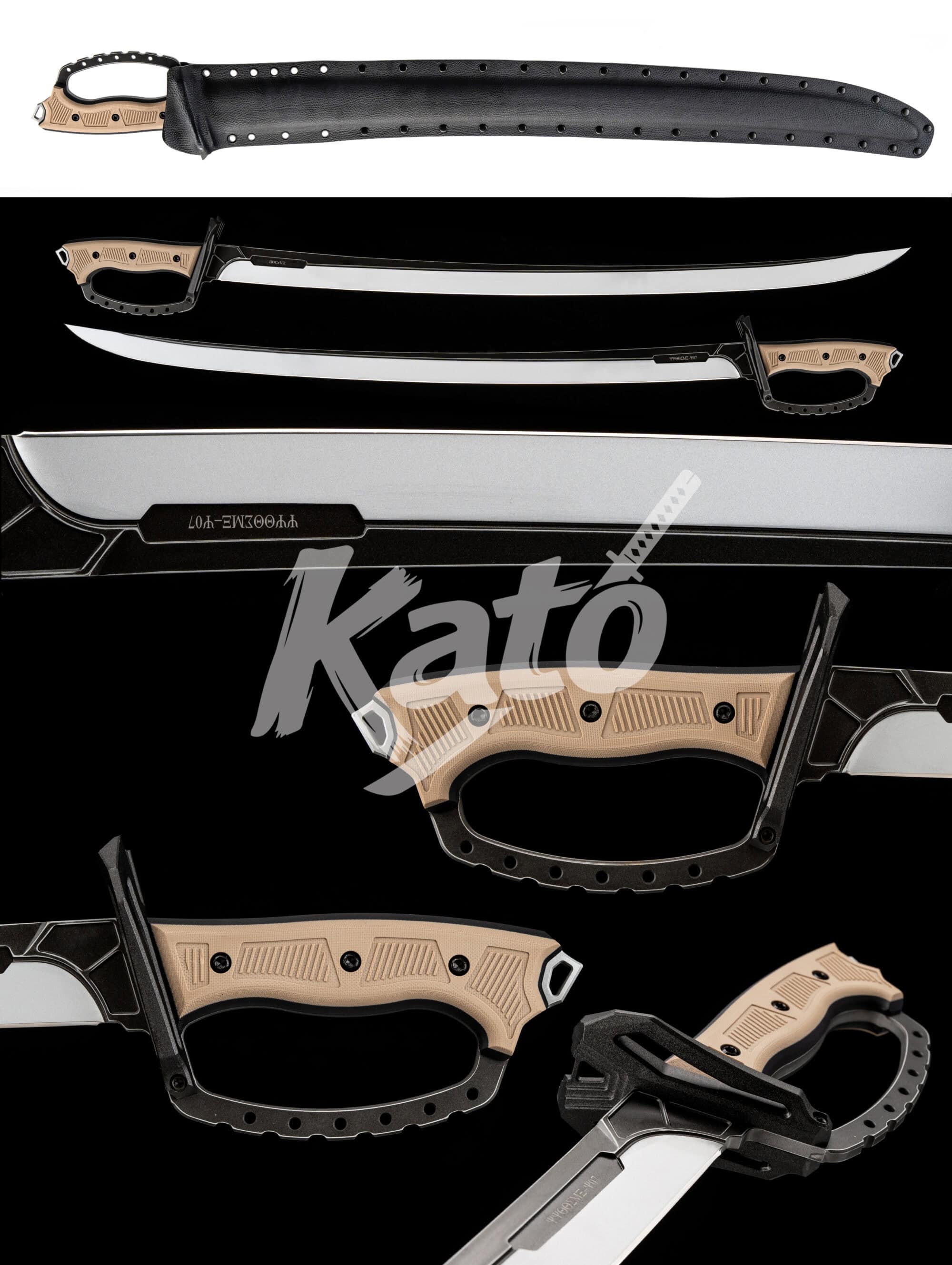 4 80CrV2 Desert Sword Collectible Handmade
