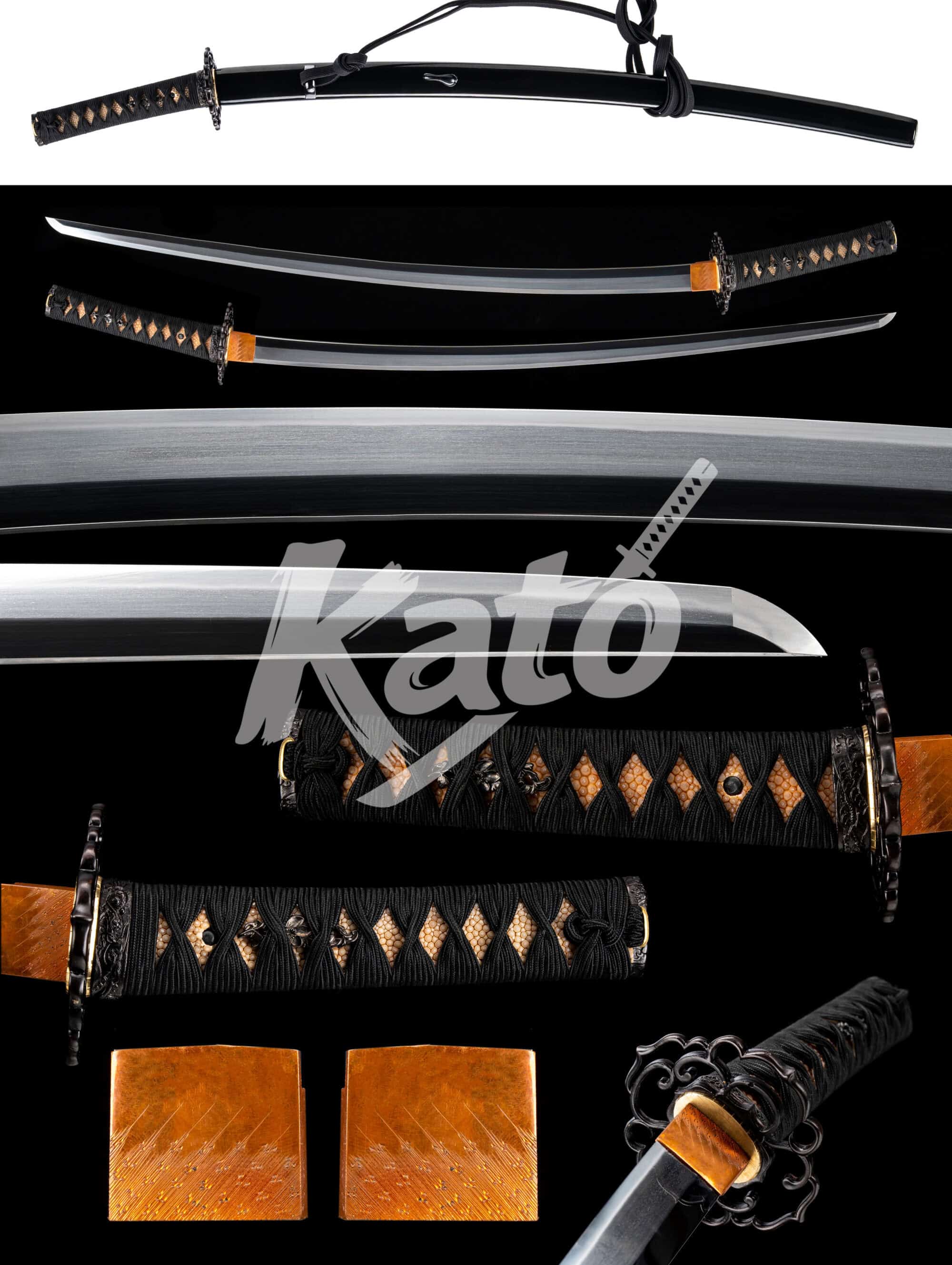 0767d82d61a83c0450d3289a32fecce6 Kato Custom Ko-Katana · American Commission · Hand Forged Tamahagane Blade