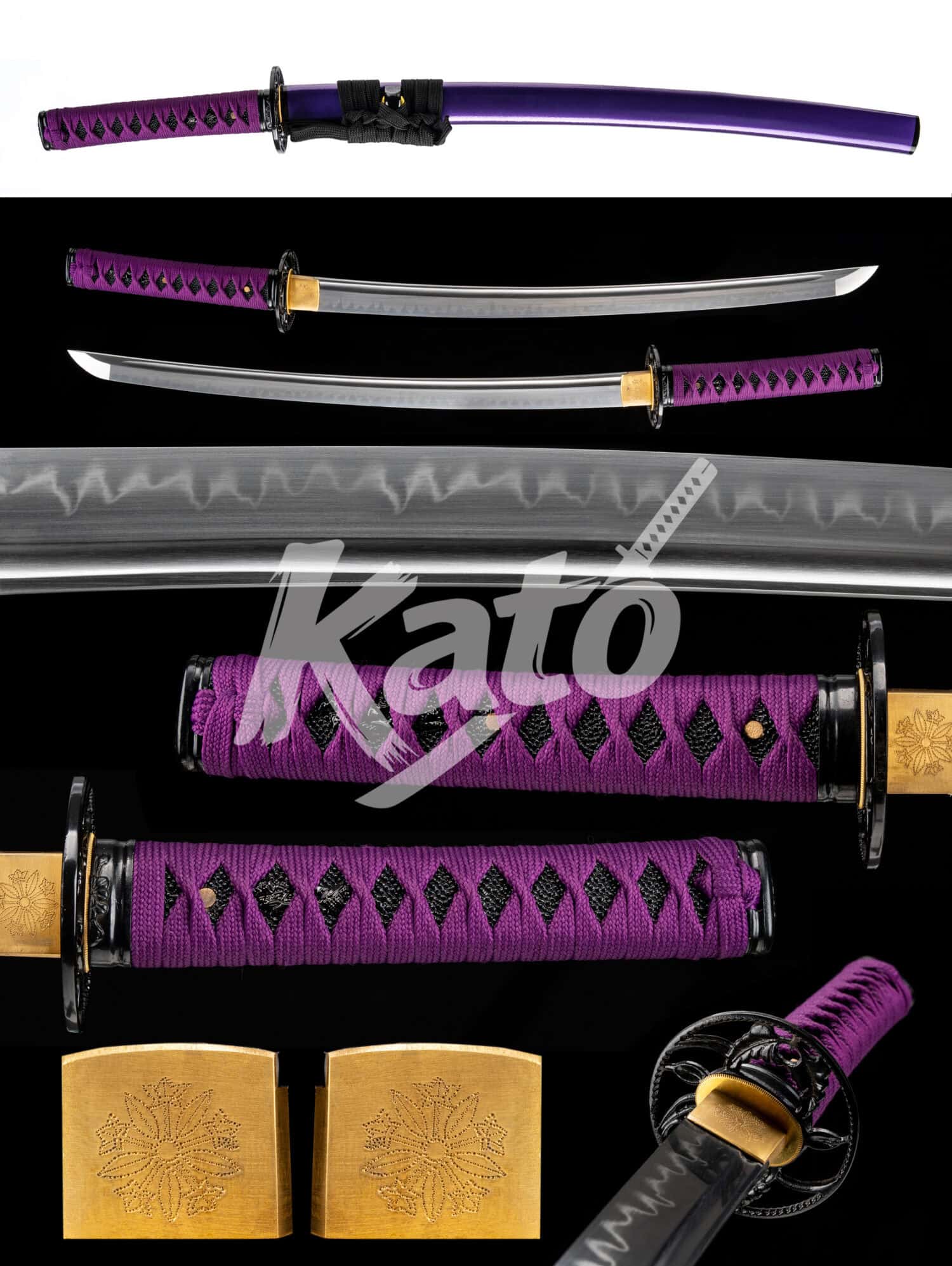 18 T10 Clay Tempered Wakizashi Handmade Japanese Collectible Copper Fishskin