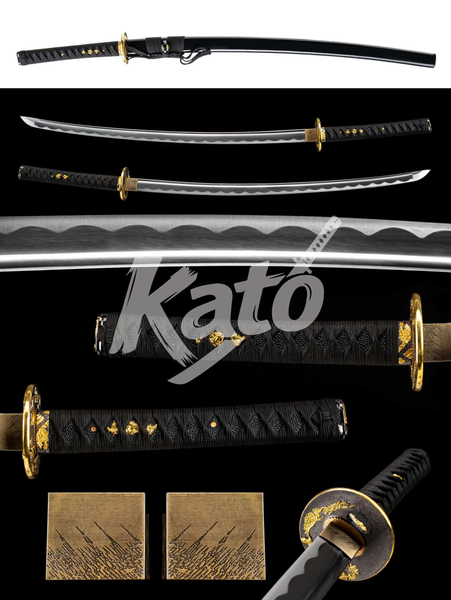 24 5160 Steel Katana – Hand Forged Samurai Sword, Razor Sharp, Real Cutting Performance