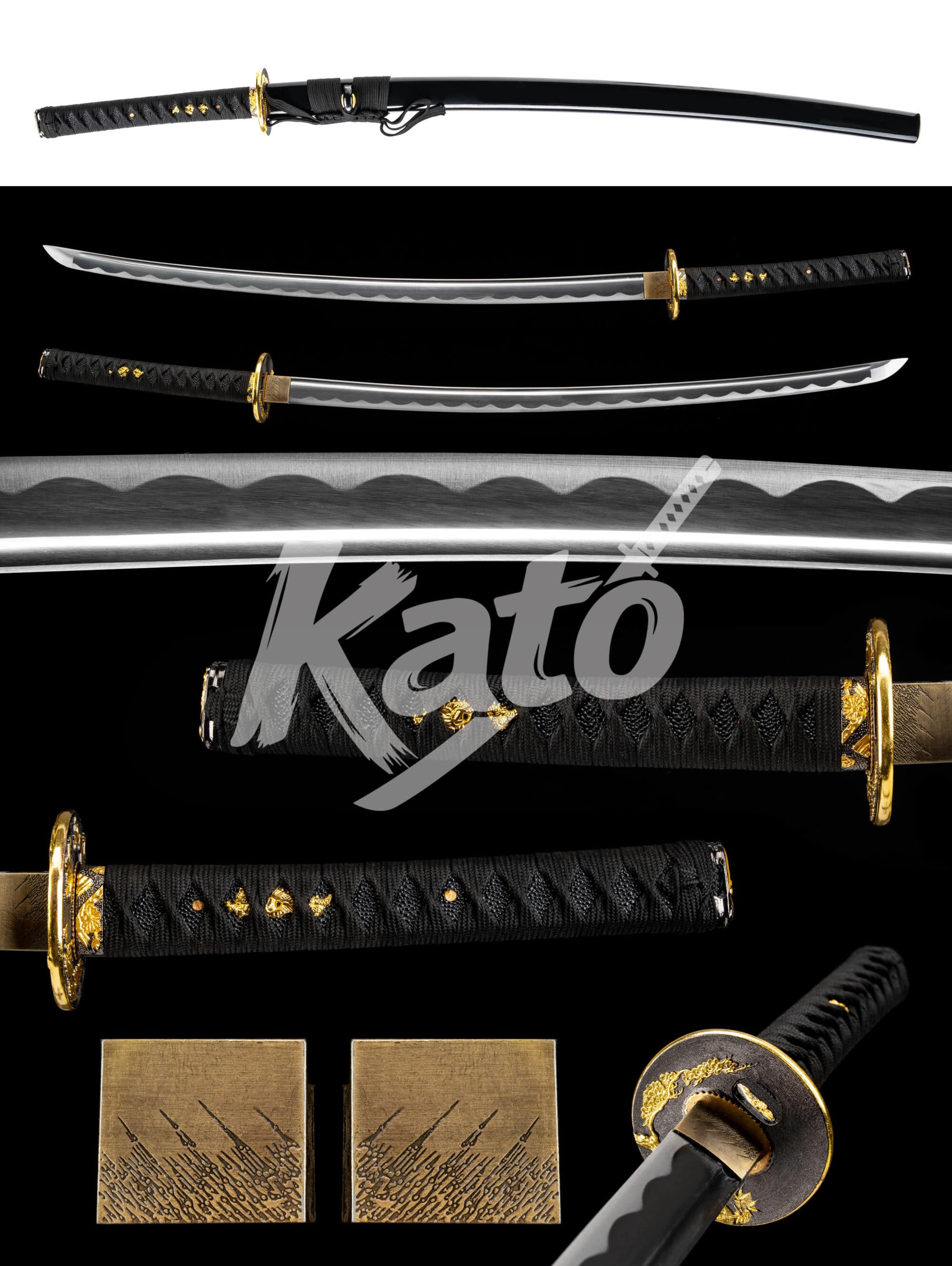 24 5160 Steel Katana – Hand Forged Samurai Sword, Razor Sharp, Real Cutting Performance