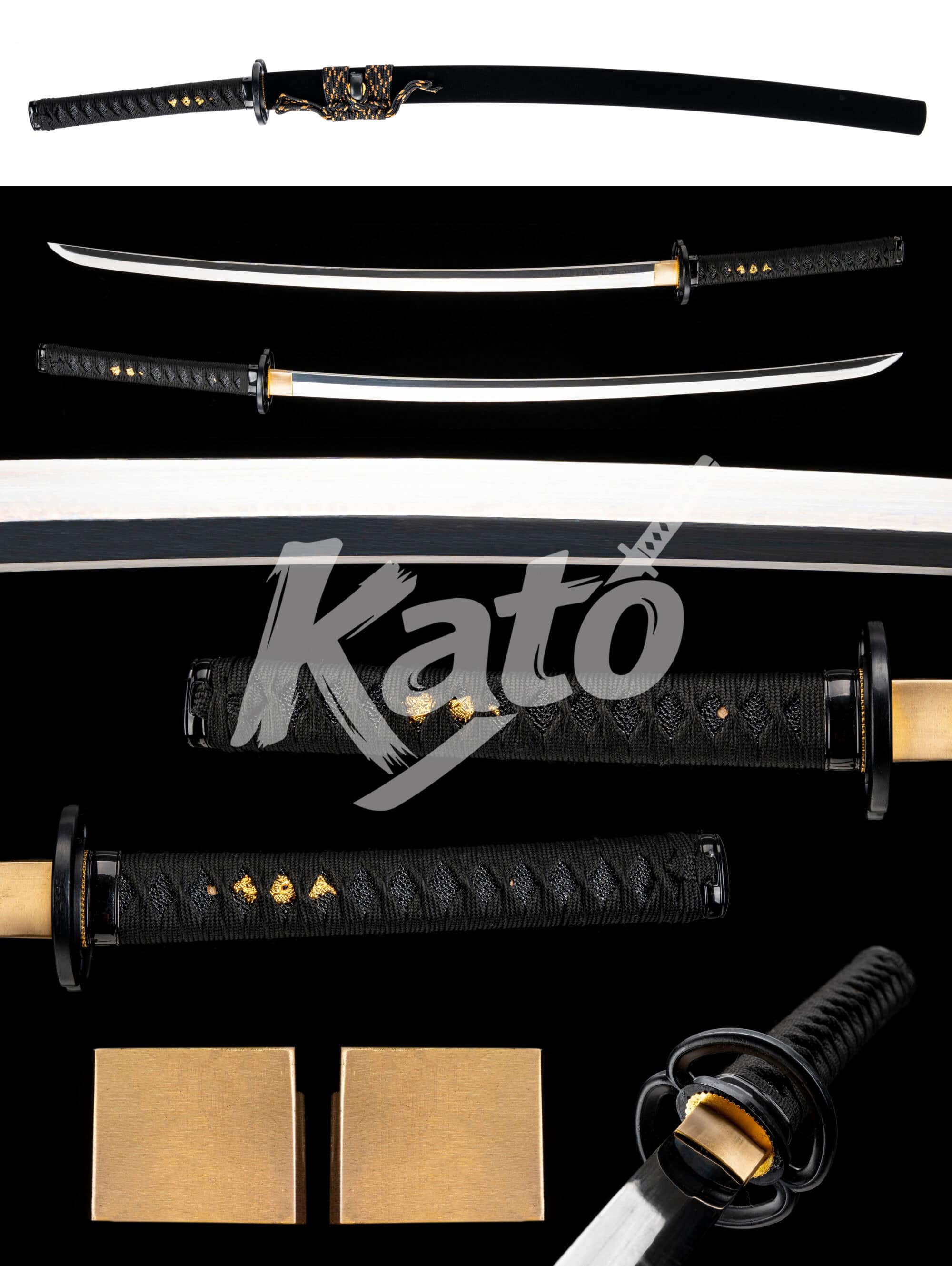33 Black Katana 5160 Steel – Hand Forged Samurai Sword, Razor Sharp Full Tang Blade
