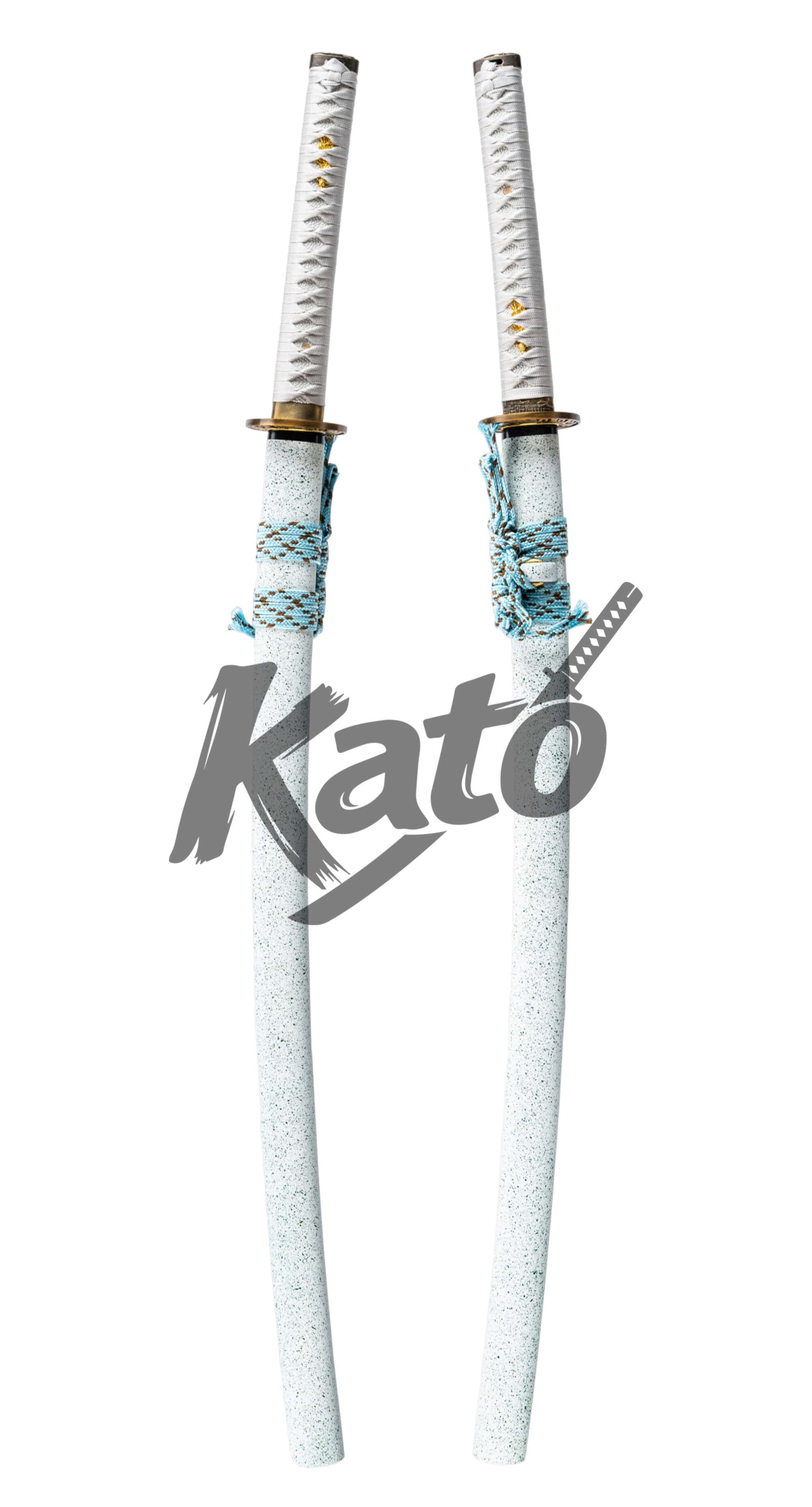 16 White Katana 5160 Spring Steel – Hand Forged Samurai Sword
