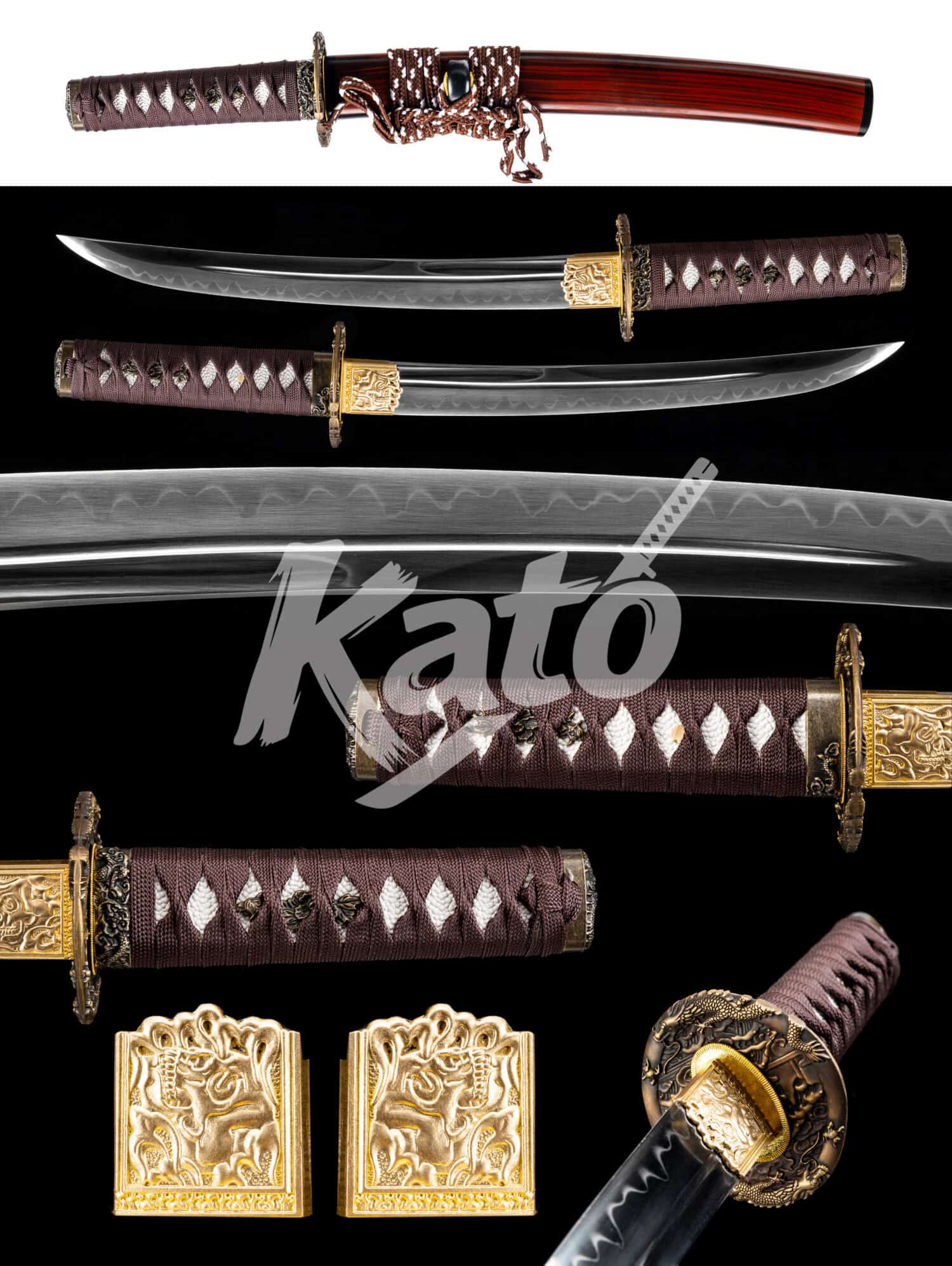 27 Tanto Knife T10 Clay Tempered – Hand Forged Japanese Samurai Dagger