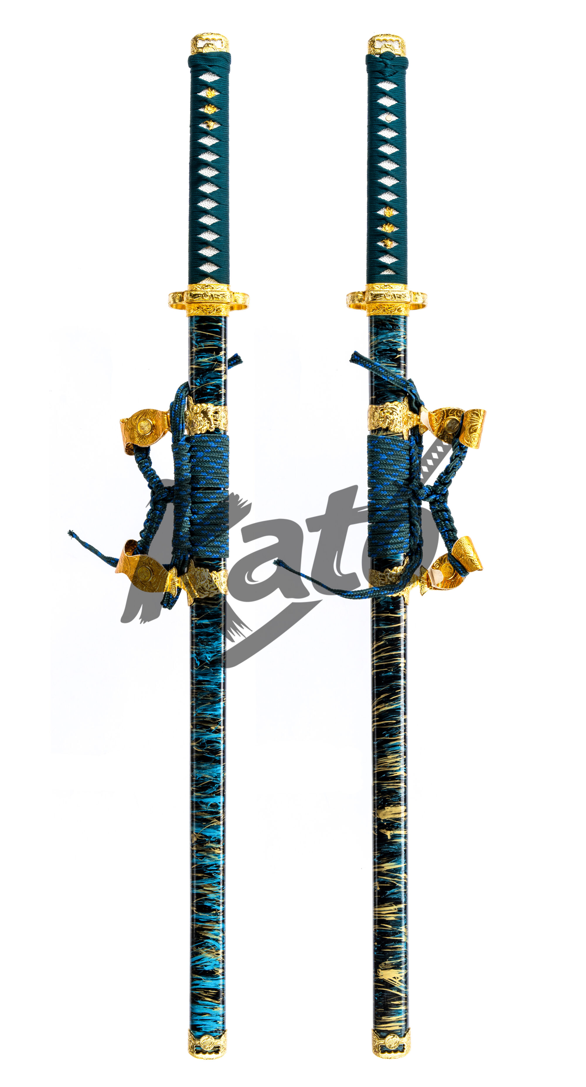 7 Ninja Sword Ninjato – Hand Forged Straight Blade Samurai Sword Pattern Steel