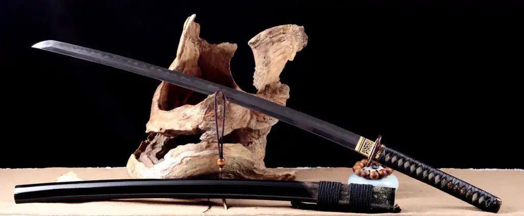 Forged custom katana for display