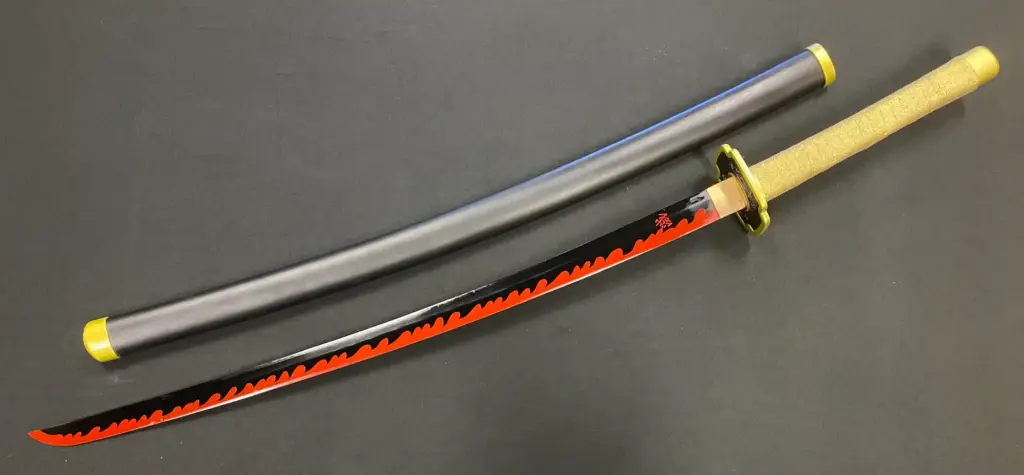 1060 steel katana display sword