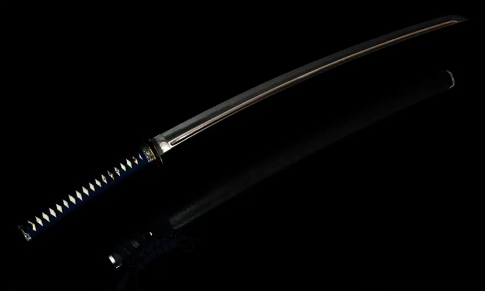 black uchigatana sword side view