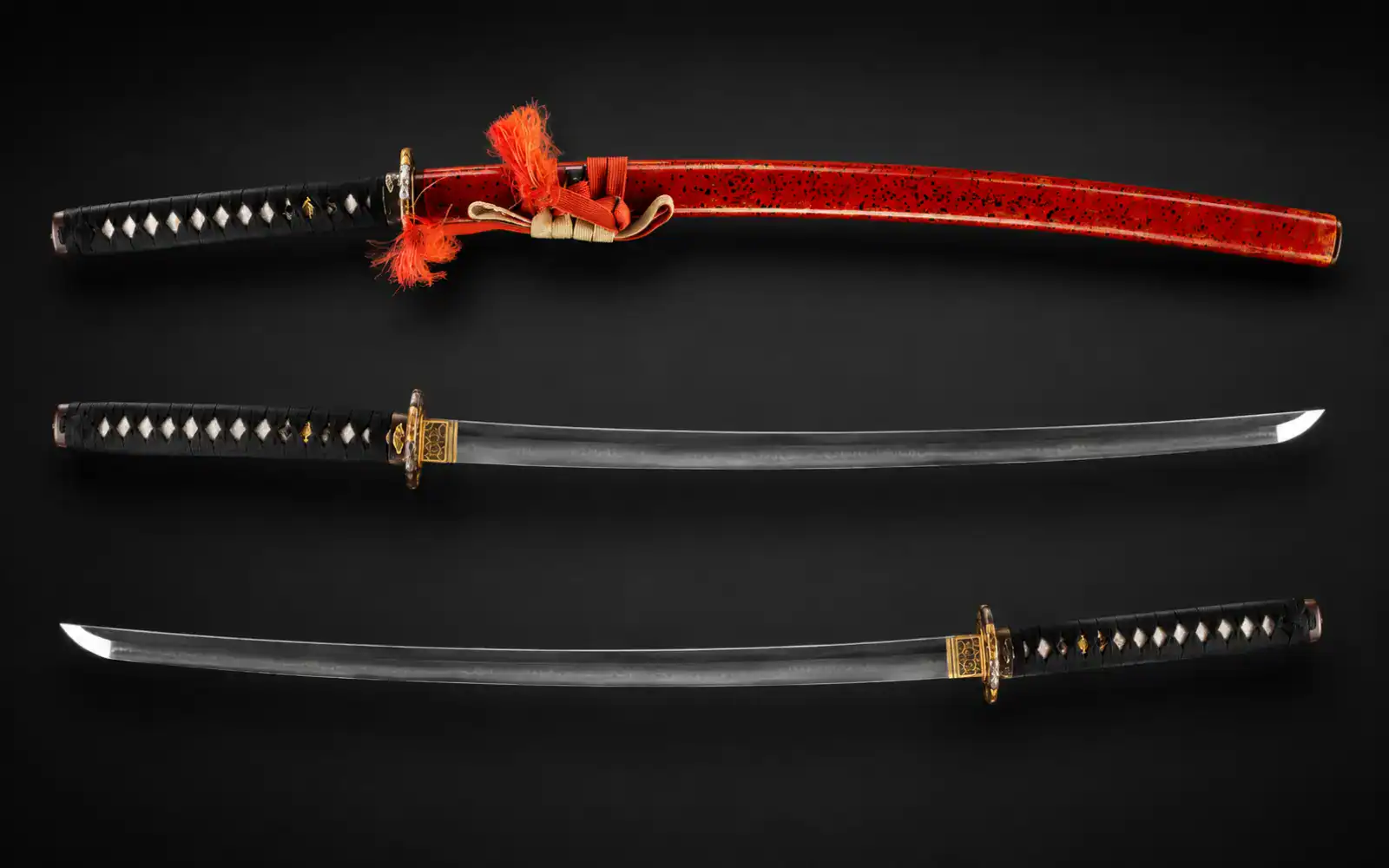 1095 Clay Tempered Folded Katana Handmade Japanese Sword