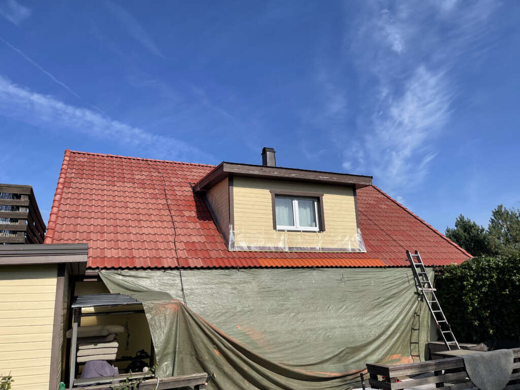 Värvimiseks ette valmistatud kivikatus