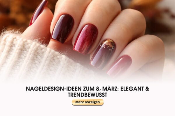 Elegante Nageldesigns zum Internationalen Frauentag, perfekt für einen stilvollen und modernen Look.