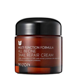 Mizon All-in-One Schneckencreme für Hautregeneration und Feuchtigkeitsversorgung.