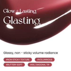 Hochwertiger Lipgloss für glänzendes, nicht klebendes Finish, perfekt für voluminöse Lippen.
