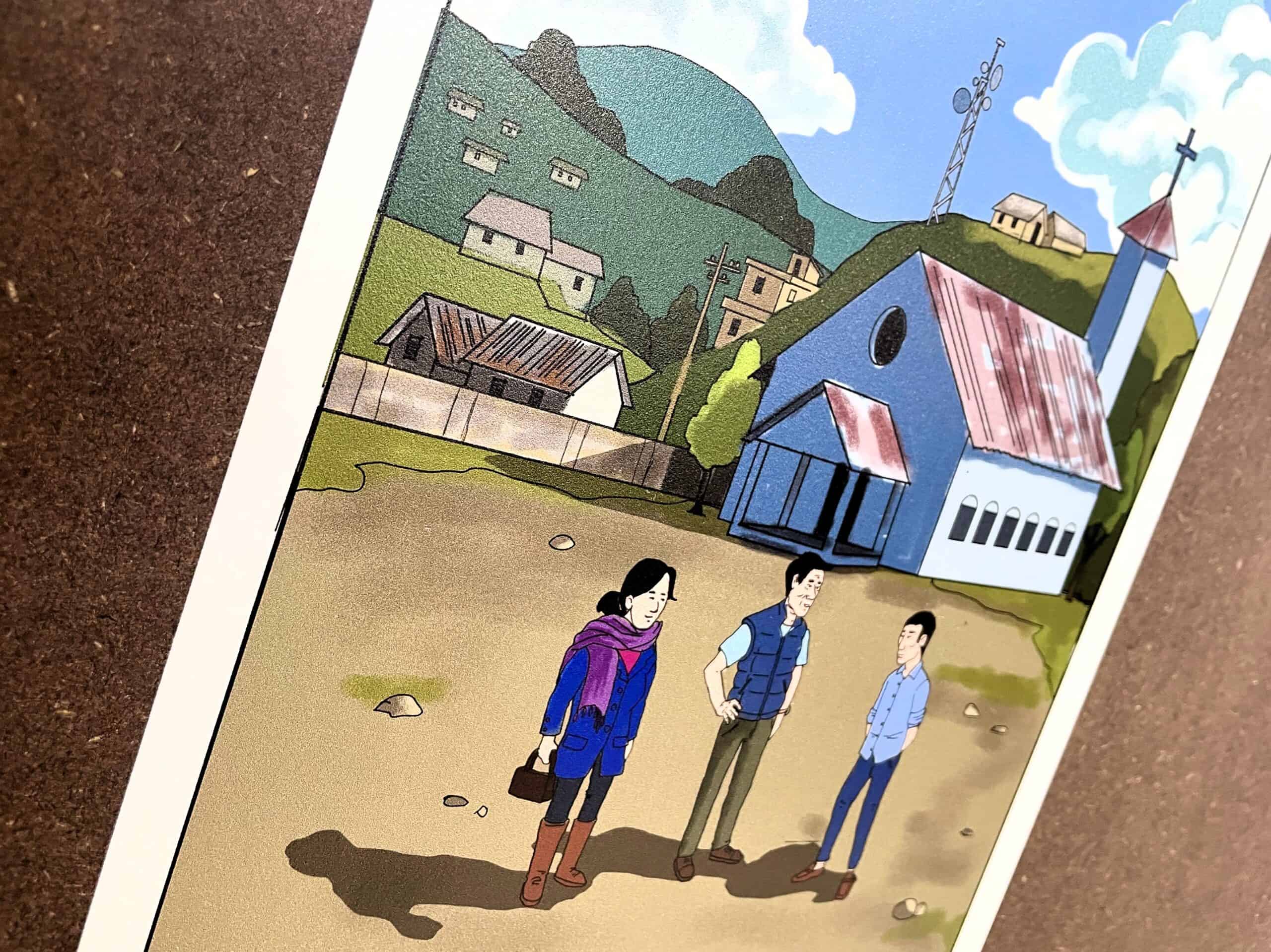 UV-Direktdruck auf nachhaltigem Plattenmaterial