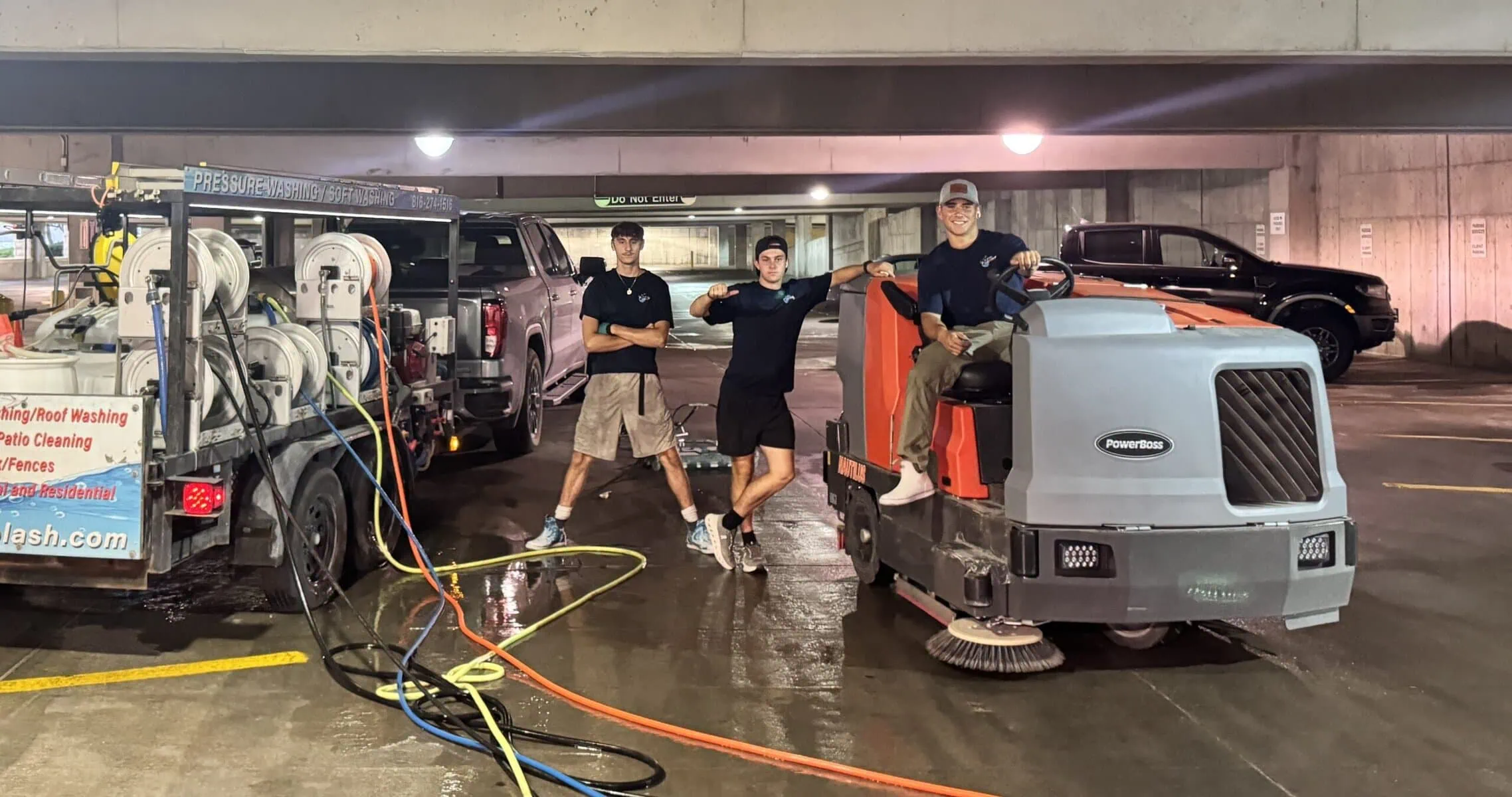Parking Garage Cleaning Services Kansas City MO | KC Splash