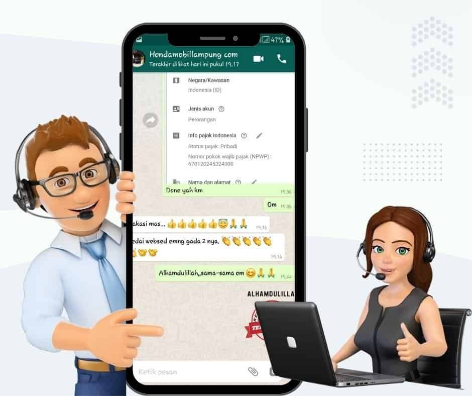 Domainwebsitemurah.com - Ilustrasi layanan dukungan pelanggan dan pembuatan website profesional di Indonesia.