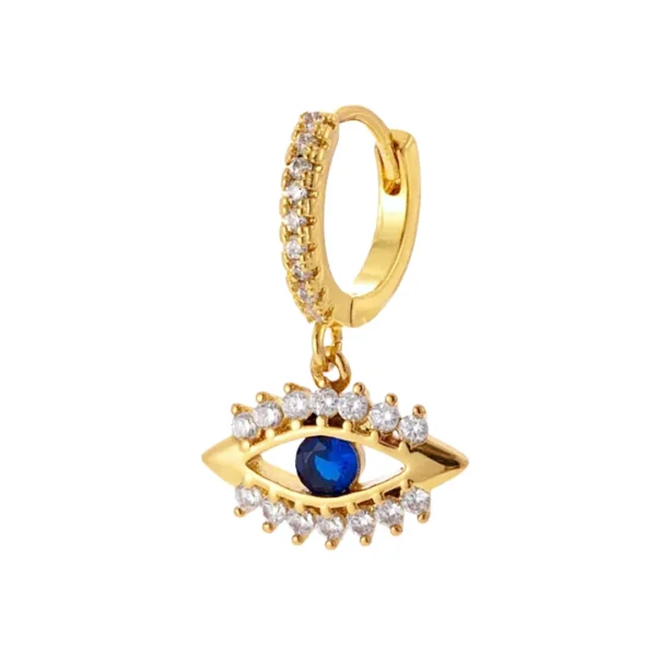 Energy Eye Shaped Dangling Earrings Keira K