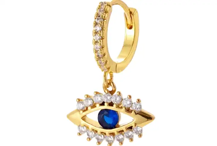 Energy Eye Shaped Dangling Earrings Keira K