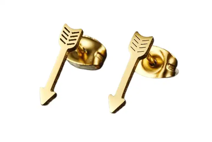 Gold Arrow Ear Studs Keira K