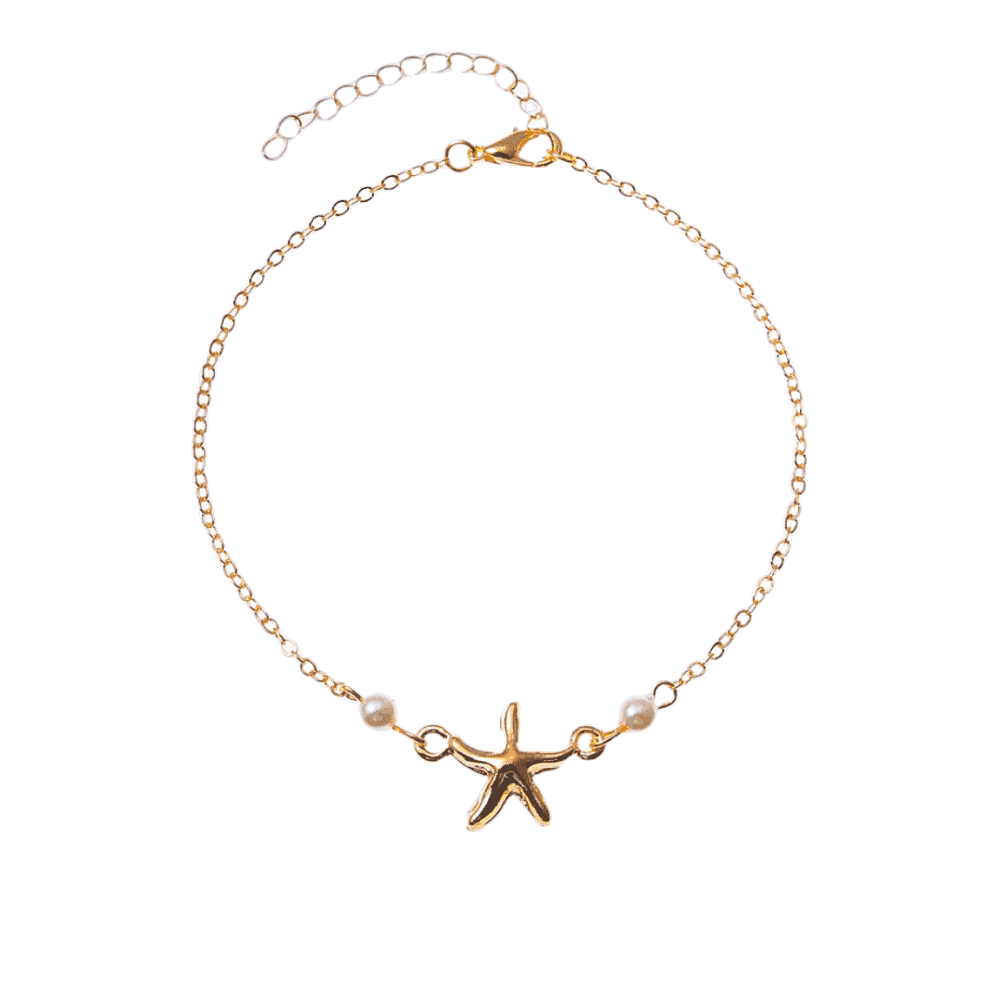Starfish Freshwater Pearl Anklet