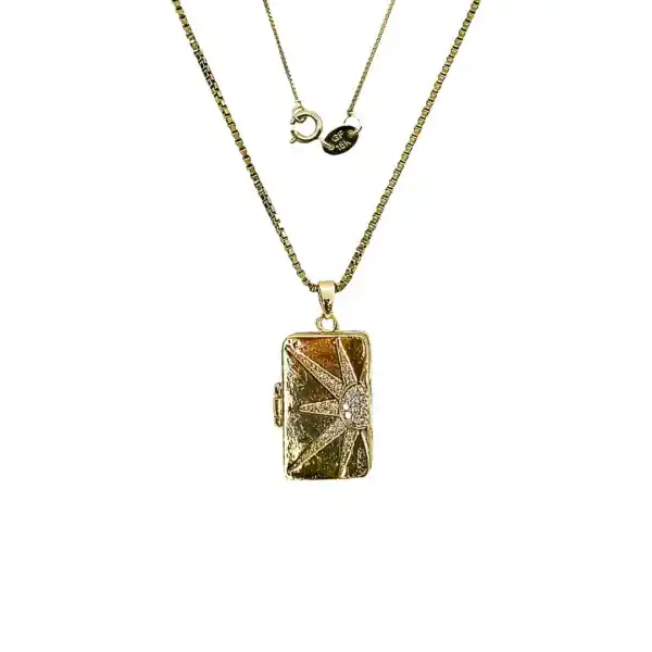 Book Of Wonders Gold Necklace Keira K