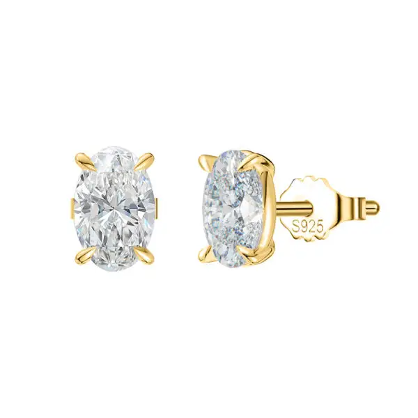 Rhinestone Stud Earrings 1