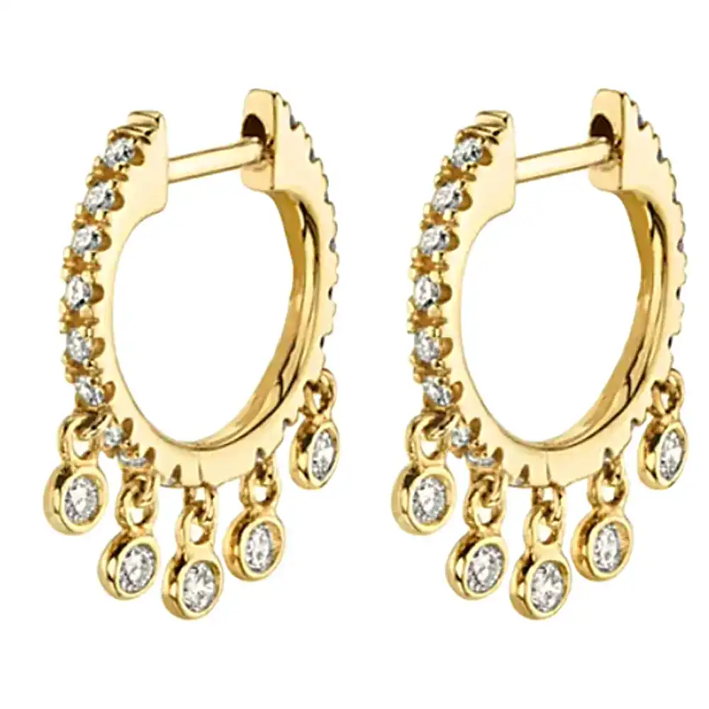 Specks Huggies Earrings