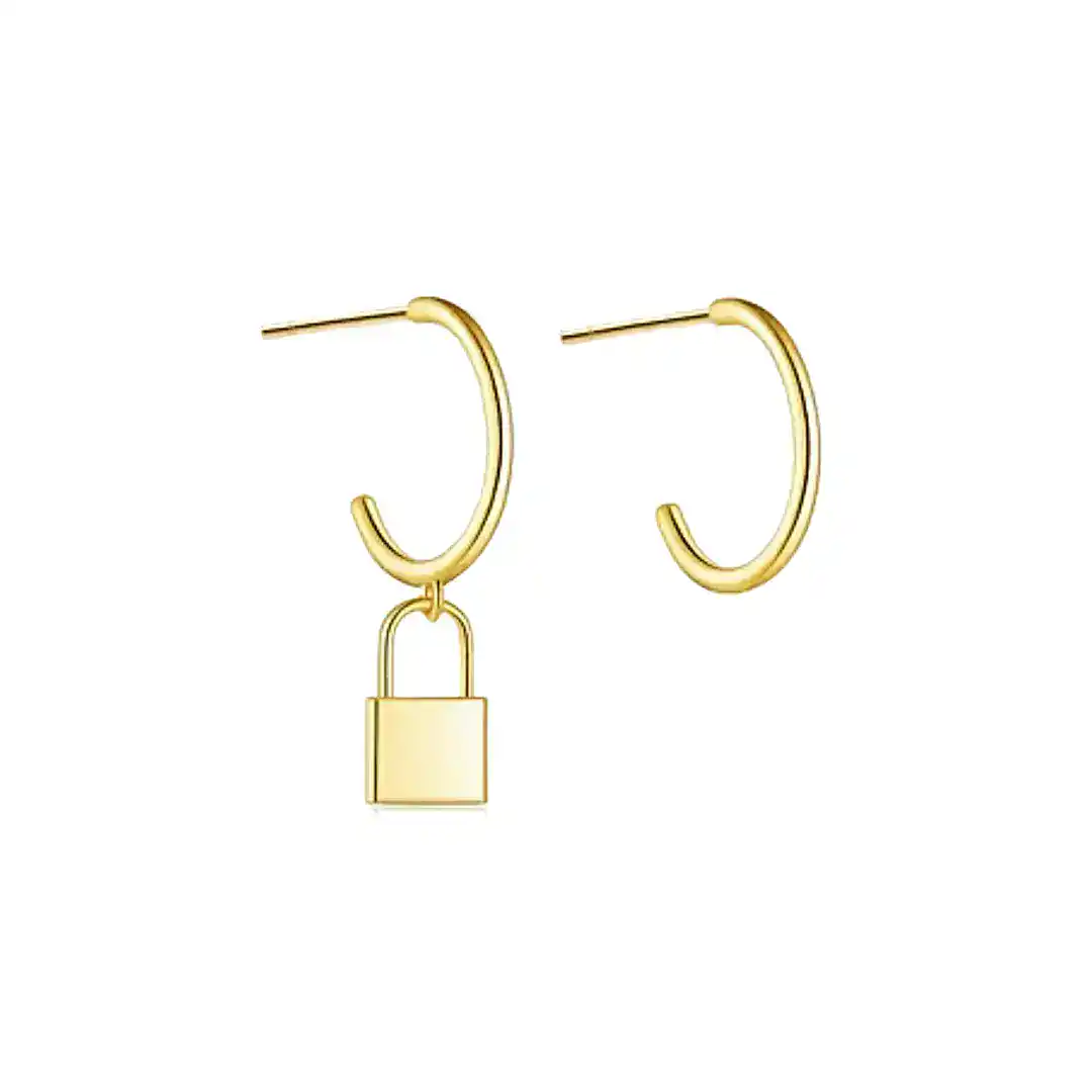 Luxury gold hoop earrings-1-Keira K Jewellery