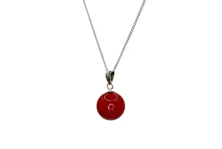 Red Eclipse Charm Necklace Keira K