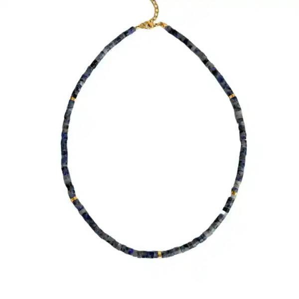 Wholesale-Jewelry-Ig-Style-Natural-Stone-18K-Gold-Plated-Beaded-Necklace-Gemstone