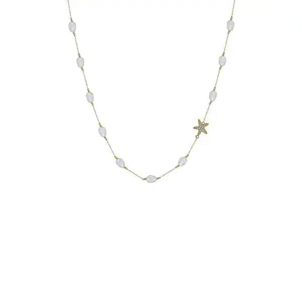 Freshwater Pearl Starfish Choker Necklace Keira K