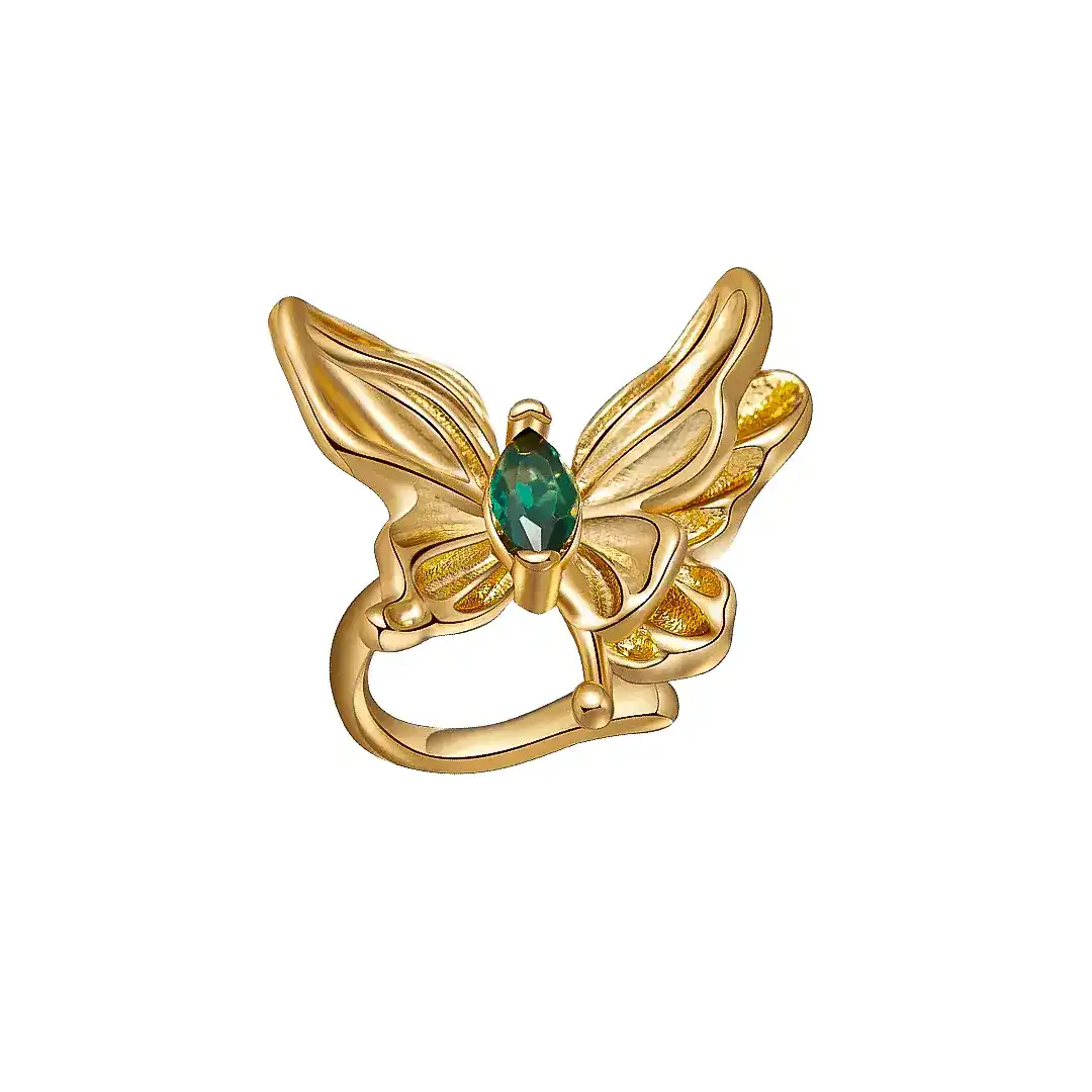 Butterfly-Ear-Cuff-With-Green-Zircons-keira-k