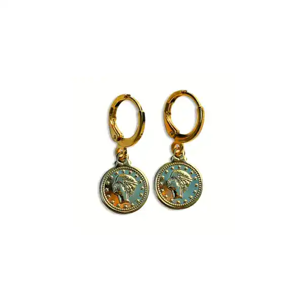 Femme Fortune Coin Earrings Keira K
