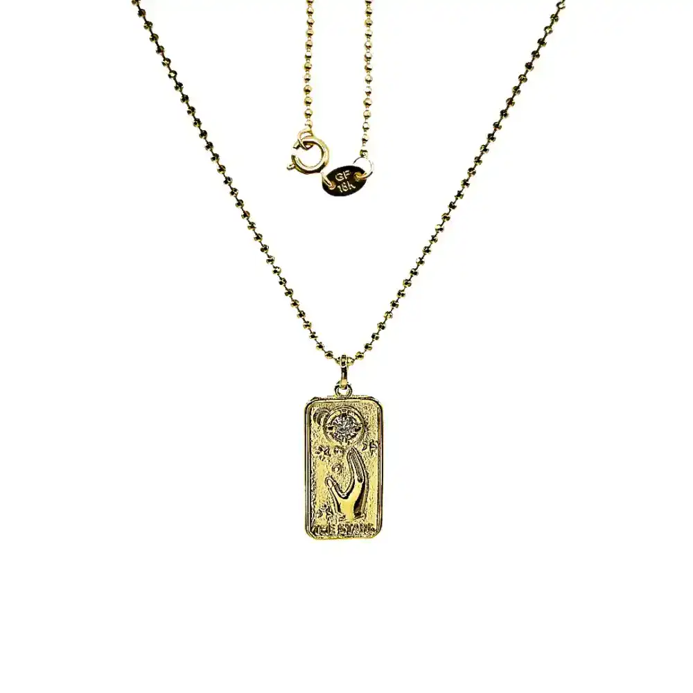 Reaching The Stars Gold Necklace