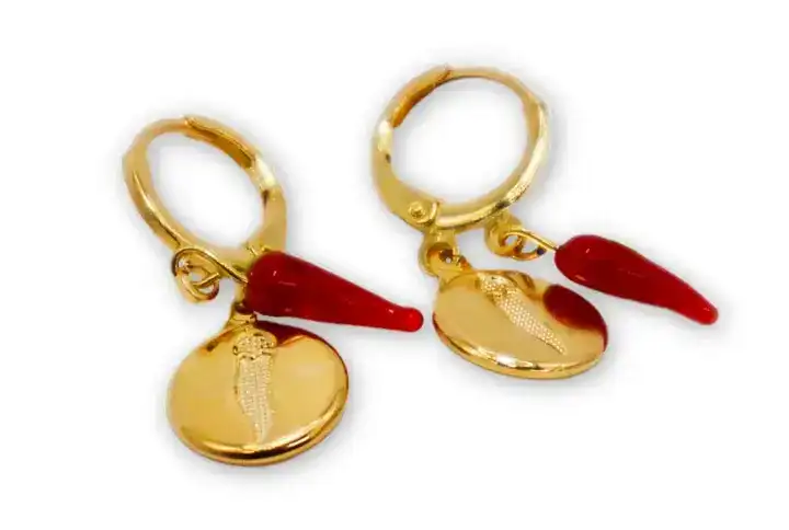 Red Chilli Drop Earrings Keira K