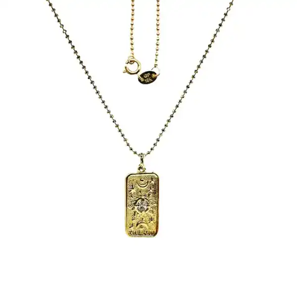 Sun Of Life Gold Necklace Keira K